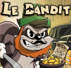 Alvynn | Le Bandit Slot mit dem Waschbären-Ganoven von Hacksaw Gaming